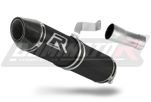 escape silenciador DOMINATOR HP2 negro compatible con la motocicleta Triumph STREET TRIPLE 765 S / R / RS 2017  2022