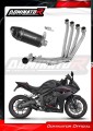 sistema de escape completo con silenciador DOMINATOR Full System HP8 negro compatible con la motocicleta Honda CBR 650 R / EClutch 2024  2025 5