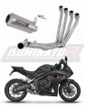 sistema de escape completo con silenciador DOMINATOR Full System GP compatible con la motocicleta Honda CB 650 R / EClutch 2024  2025 6