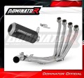 complete exhaust system with muffler DOMINATOR Full System GP BLACK fits to Honda CB 650 R / EClutch 2024  2025 7