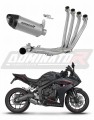 sistema de escape completo con silenciador DOMINATOR Full System titanio HP8 compatible con la motocicleta Honda CB 650 R /