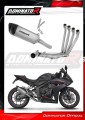sistema de escape completo con silenciador DOMINATOR Full System titanio HP6 compatible con la motocicleta Honda CB 650 R / EClutch 2024  2025 5