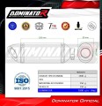 escape silenciador DOMINATOR titanio HP8 compatible con la motocicleta Suzuki GSXS 1000 / 1000 GT / 950 2021  2024 5