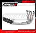 sistema de escape completo con silenciador DOMINATOR Full System HP8 negro compatible con la motocicleta Suzuki GSXS 1000 / 1000 GT / 950 2021  2024 2