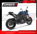 sistema de escape completo con silenciador DOMINATOR Full System HP8 negro compatible con la motocicleta Suzuki GSXS 1000 / 1000 GT / 950 2021  2024 3