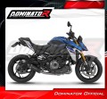 sistema de escape completo con silenciador DOMINATOR Full System HP8 negro compatible con la motocicleta Suzuki GSXS 1000 / 1000 GT / 950 2021  2024 4