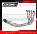 sistema de escape completo con silenciador DOMINATOR Full System GP3 compatible con la motocicleta Suzuki GSXS 1000 / 1000 GT / 950 2021  2024 3
