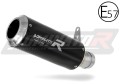 escape silenciador DOMINATOR homologado GP negro compatible con la motocicleta Yamaha MT 10 2016  2020 3
