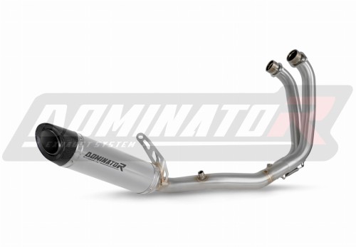 sistema de escape completo con silenciador DOMINATOR Full System titanio HP8 compatible con la motocicleta Aprilia Tuono 457 2024  2025