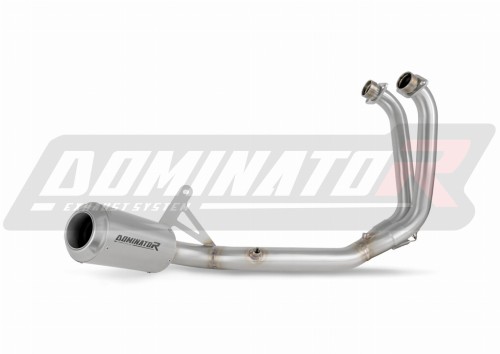 sistema de escape completo con silenciador DOMINATOR Full System GPS compatible con la motocicleta Aprilia Tuono 457 2024  2025