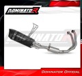 sistema de escape completo con silenciador DOMINATOR Full System HP6 negro compatible con la motocicleta Aprilia Tuono 457 2024  2025