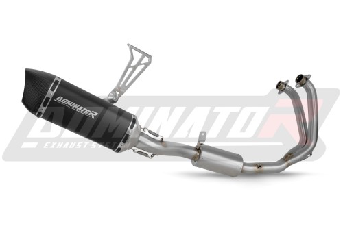 complete exhaust system with muffler DOMINATOR Full System HP6 BLACK fits to Aprilia Tuono 457 2024  2025 3