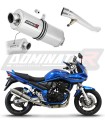 escape silenciador DOMINATOR homologado OVAL compatible con la motocicleta GSF 650 S BANDIT 2005  2006