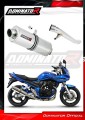 exhaust muffler DOMINATOR homologated road legal oval fits the motorcycle GSF 650 S BANDIT 2005   2006 2