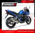 escape silenciador DOMINATOR homologado OVAL compatible con la motocicleta GSF 650 S BANDIT 2005  2006 4