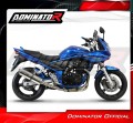 exhaust muffler DOMINATOR homologated road legal oval fits the motorcycle GSF 650 S BANDIT 2005   2006 5