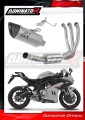 CF MOTO 675 SR R 2024 2025 Full System Motorcycle Muffler Auspuff Sportauspuff Silencer Echappement Silencieux Scarico Scarichi Escape Wydech Tłumik HP8 Titanium tytanowy titane Dominator Exhaust System