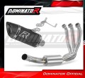 sistema de escape completo con silenciador DOMINATOR Full System HP8 negro compatible con la motocicleta CF MOTO 675 SRR 2024  2026 3