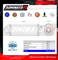 escape silenciador DOMINATOR homologado oval compatible con la motocicleta Suzuki GSXF 650 2007  2016 6
