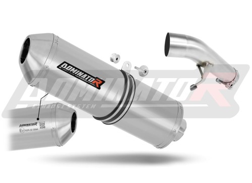 exhaust muffler DOMINATOR homologated road legal OVR fits to Suzuki GSXF 650 2007  2016