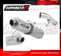 escape silenciador DOMINATOR homologado redondo compatible con la motocicleta GSF 1250 BANDIT 2007  2016 2