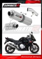 exhaust muffler DOMINATOR homologated road legal ROUND fits to Suzuki GSXF 650 2007  2016 2