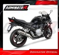 escape silenciador DOMINATOR homologado redondo compatible con la motocicleta Suzuki GSXF 650 2007  2016 4