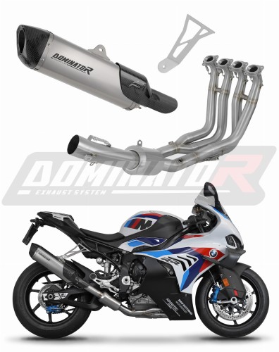 sistema de escape completo con silenciador DOMINATOR Full System titanio HP6 compatible con la motocicleta BMW M1000RR 2025  2026