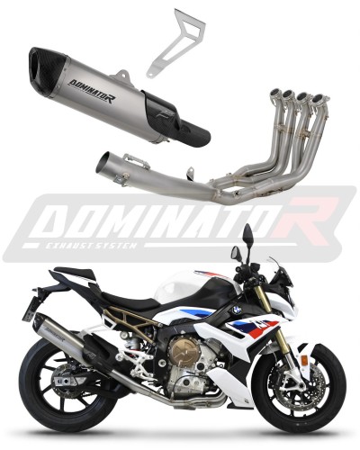 sistema de escape completo con silenciador DOMINATOR Full titanio System titanio HP6 compatible con la motocicleta BMW S1000R 2021  2026