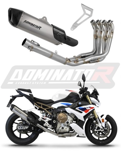 sistema de escape completo con silenciador DOMINATOR Full System titanio HP6 compatible con la motocicleta BMW S1000R 2021  2026