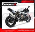 sistema de escape completo con silenciador DOMINATOR Full System titanio HP6 compatible con la motocicleta BMW M1000RR 2020  2024 4