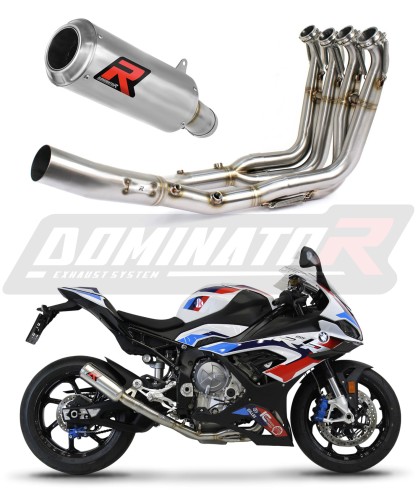 BMW M1000RR 2021 -2022 Full  Exhaust System  Muffler Auspuff Sportauspuff Silencer Echappement Silencieux Scarico Scarichi Escape Collector Manifold Wydech Tłumik  GP DOMINATOR 1 x