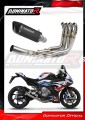BMW M1000RR 2020 -2024 Full  Exhaust System  Muffler Auspuff Sportauspuff Silencer Echappement Silencieux Scarico Scarichi Escape Collector Manifold Wydech Tłumik  HP6 BLACK DOMINATOR