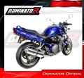 exhaust muffler DOMINATOR homologated road legal OVAL fits to GSF 600 BANDIT 2000  2004 4
