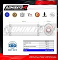 escape silenciador DOMINATOR homologado OVAL compatible con la motocicleta GSF 1200 BANDIT 1996  2000 2