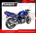 escape silenciador DOMINATOR homologado redondo compatible con la motocicleta GSF 1200 BANDIT 2001  2005 4
