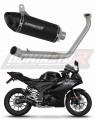 complete exhaust system with muffler DOMINATOR Full System HP8 BLACK fits to Yamaha YZF R125 2019  2020