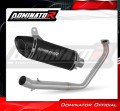 complete exhaust system with muffler DOMINATOR Full System HP8 BLACK fits the motorcycle Yamaha YZF R125 2019   2020 3