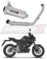 sistema de escape completo con silenciador DOMINATOR Full System OV G2 compatible con la motocicleta Yamaha MT 125 2021  2024