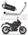 kompletny układ wydechowy z tłumikiem DOMINATOR Full System OV G2 CZARNY pasujący do motocykla Yamaha MT 125 2021 - 2024