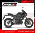 sistema de escape completo con silenciador DOMINATOR Full System OV G2 negro compatible con la motocicleta Yamaha MT 125 2021  2024 5