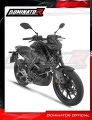 complete exhaust system with muffler DOMINATOR Full System OV G2 BLACK fits to Yamaha MT 125 2021  2024 6