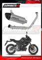 sistema de escape completo con silenciador DOMINATOR Full System titanio HP8 compatible con la motocicleta Yamaha MT 125 2021  2024 2