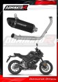 kompletny układ wydechowy z tłumikiem DOMINATOR Full System HP8 CZARNY pasujący do motocykla Yamaha MT 125 2021 - 2024 2