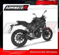 complete exhaust system with muffler DOMINATOR Full System HP8 BLACK fits to Yamaha MT 125 2021  2024 4
