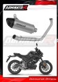 sistema de escape completo con silenciador DOMINATOR Full System titanio HP8 compatible con la motocicleta Yamaha MT 125 2020  2