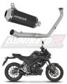sistema de escape completo con silenciador DOMINATOR Full System OV G2 negro compatible con la motocicleta Yamaha MT 125 2024  2026