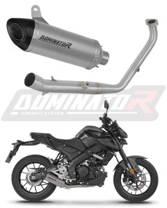 Yamaha MT 125 2024 - 2026 (Euro 5+) Sistema de escape Colector Silenciador Titanio HP8 + dB killer