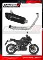 sistema de escape completo con silenciador DOMINATOR Full System HP8 negro compatible con la motocicleta Yamaha MT 125 2024  2026 2