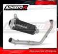 sistema de escape completo con silenciador DOMINATOR Full System OV G2 negro compatible con la motocicleta Yamaha MT 125 2024  2026 3